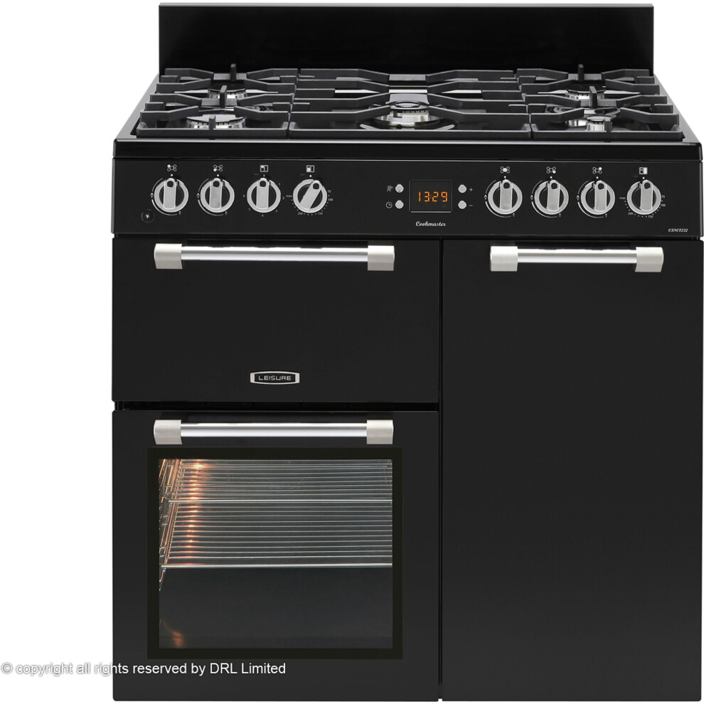 Leisure Cookmaster Ck90f232k 90Cm Dual Fuel Range Cooker - Black