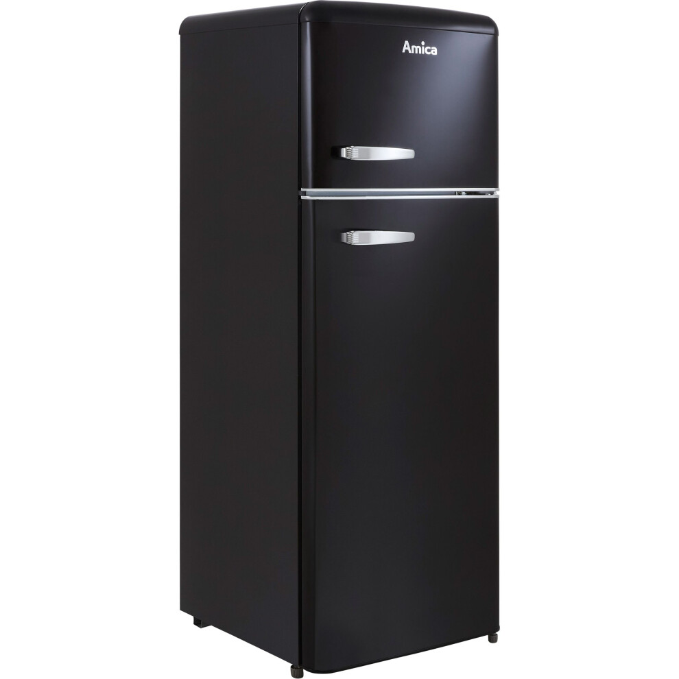 Amica FDR2213B 70/30 Fridge Freezer - Black