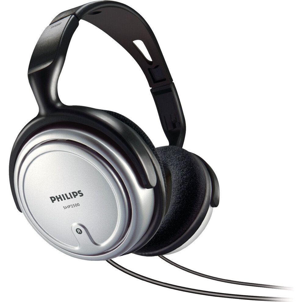 Philips Indoor Corded TV Over-Ear Headphones - Black