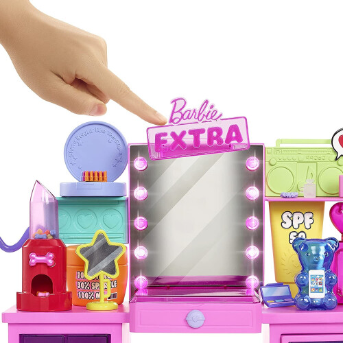 Barbie Barbie Extra Doll and Vanity Playset 2