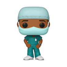 Funko 54155 POP Heroes: Front Line Worker-Male #2 Collectible Toy