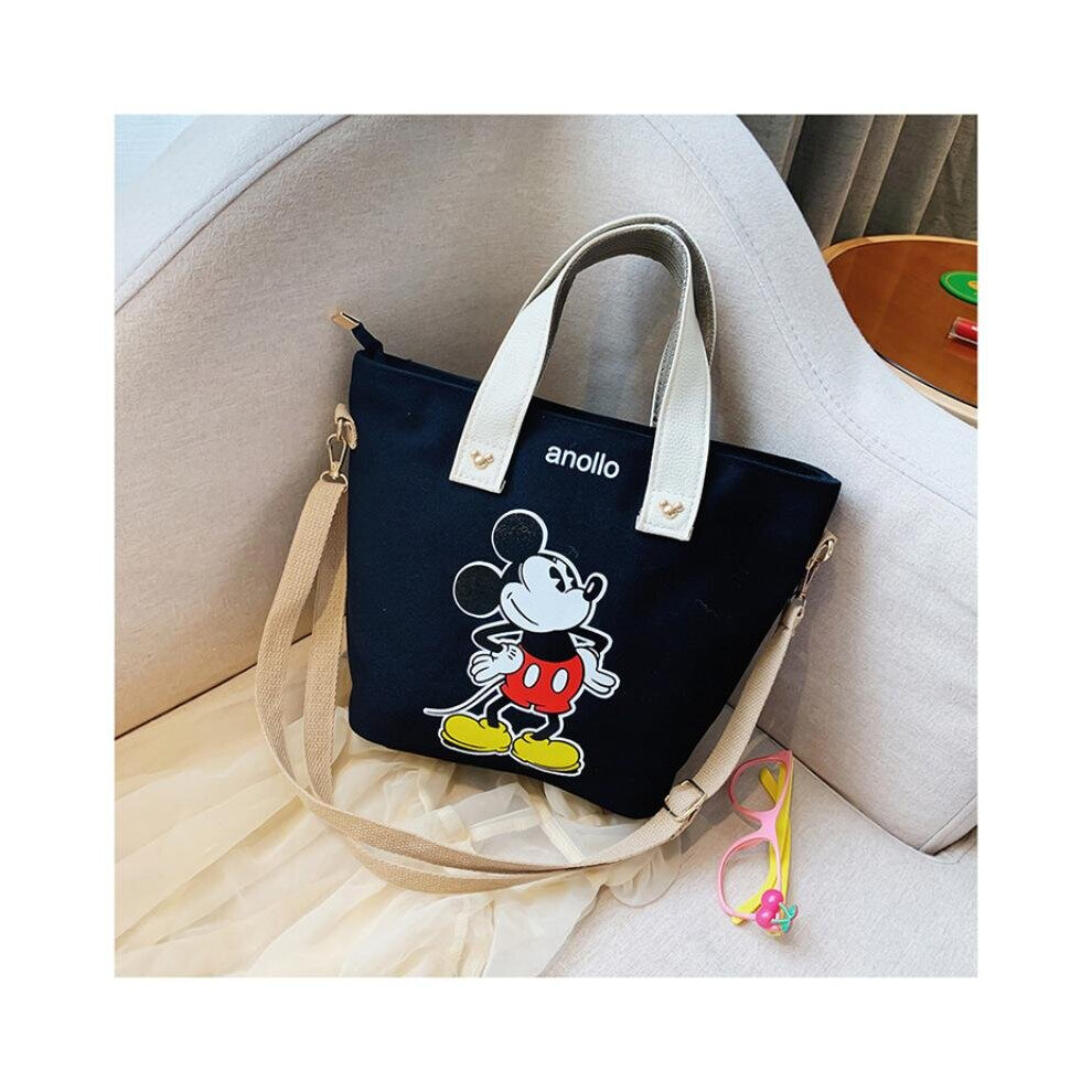 (Black) Disney Mickey Mouse Women Shoulder Messenger Bag Minnie Handbag