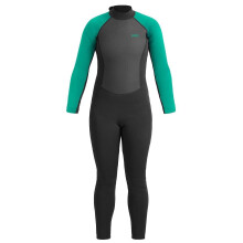 Urban Beach Sailfin Long Womens Swimming Triathlon Wetsuit Black/Aqua