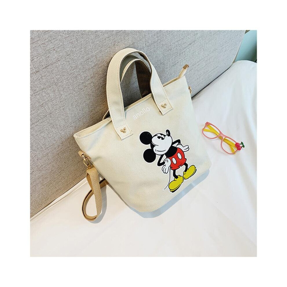 (White) Disney Mickey Mouse Women Shoulder Messenger Bag Minnie Handbag