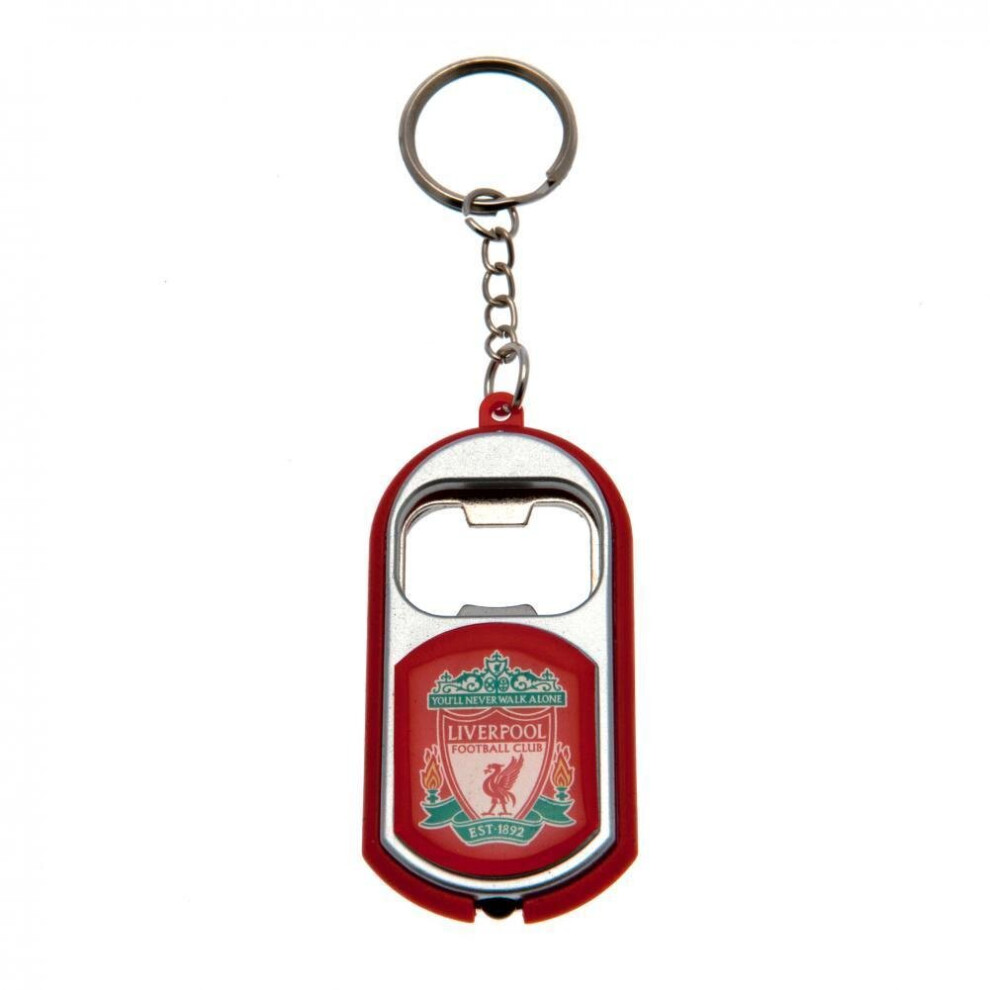 (One Size, Red) Liverpool FC Key Ring Torch Bottle Opener