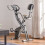 Homcom HOMCOM Grey 2-In-1 Upright Exercise Bike With Adjustable Resistance 2