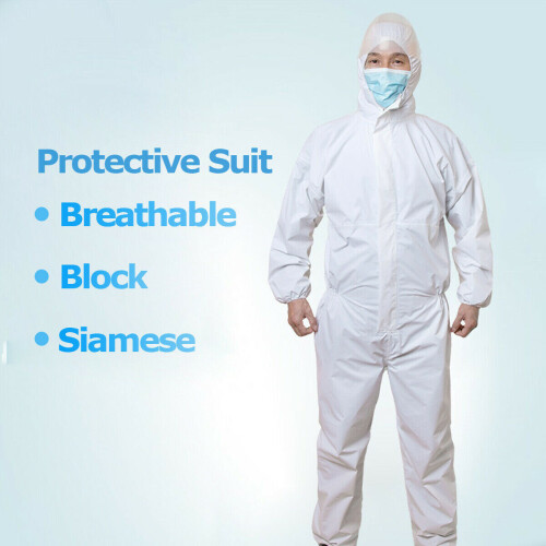 (L) Disposable full protective clothing and safety work clothes