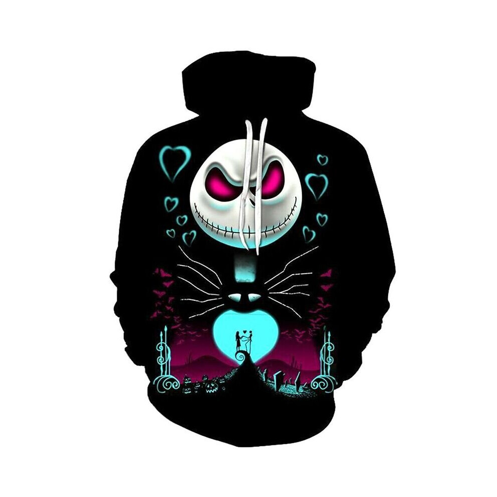 (L) The Nightmare Before Christmas Hoodie Sweatshirt Jacket 