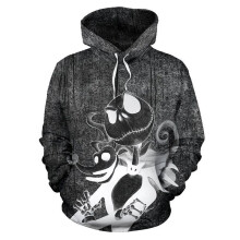(#6 Dark Gray, XL) The Nightmare Before Christmas 3D Hoodie Sweatshirt