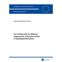 Zur Problematik der Bildung sogenannter schwarzer Kassen in Kapitalgesellschaften 5816 Europische Hochschulschriften Recht
