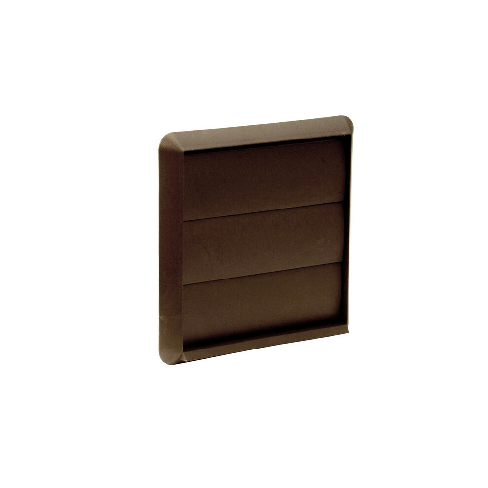 (Brown) Extractor Fan Wall Outlet Gravity Flap 710619790291