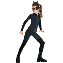 Rubie's Batman Dark Knight Rises Catwoman-Kostm fr Kinder  Mittelschwarz
