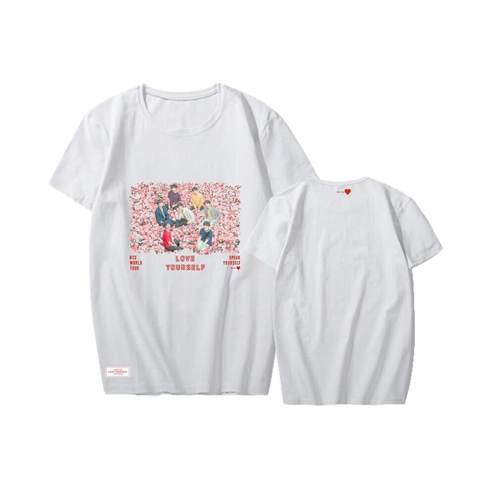 NEW bts love yourself:speak store yourself heart globe shirt - size large