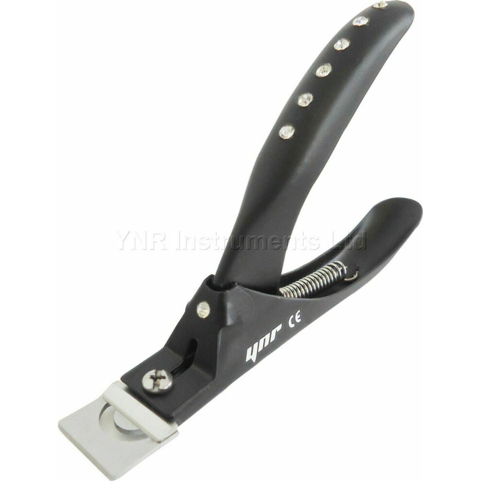 Ynr Black ( Diamond) 3 Way Acrylic Uv Gel False Fake Nail Salon Manicure Art Toe Tip Cutter Clipper