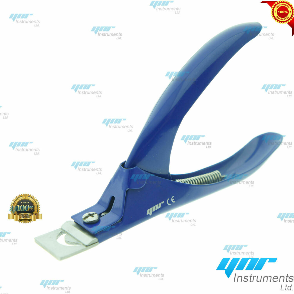 Ynr Blue (Blue) 3 Way Acrylic Uv Gel False Fake Nail Salon Manicure Art Toe Tip Cutter Clipper