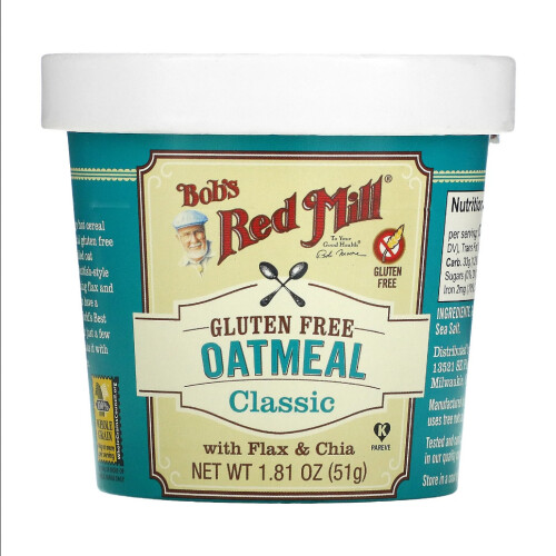 Bob's Red Mill, Oatmeal Cup, Classic, 51g