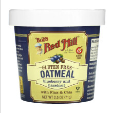 Bob's Red Mill, Oatmeal, Blueberry and Hazelnut with Flax & Chia