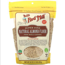 Bob's Red Mill, Natürliches Mandelmehl, Super Fein, 16 Unzen (453 g)
