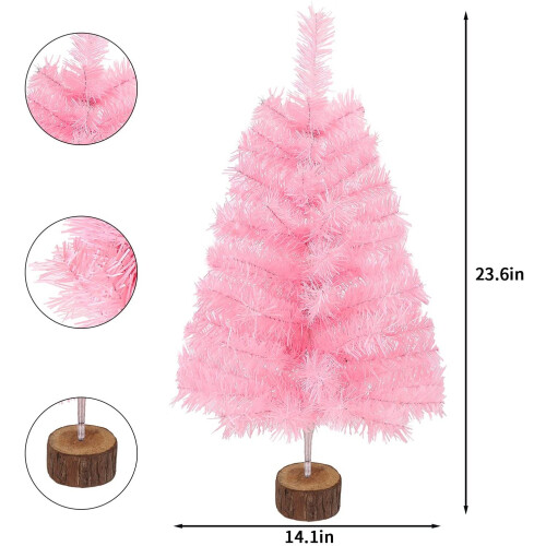 Practical Pink Christmas Tree, Noel Decoration 60 cm,Xmas Tree, Best 2