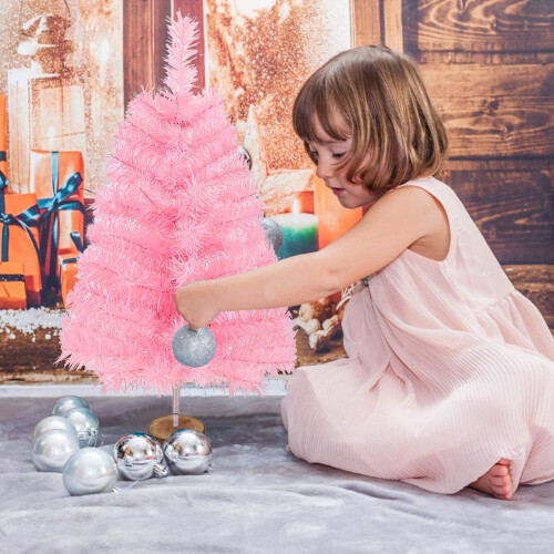 Practical Pink Christmas Tree, Noel Decoration 60 cm,Xmas Tree, Best