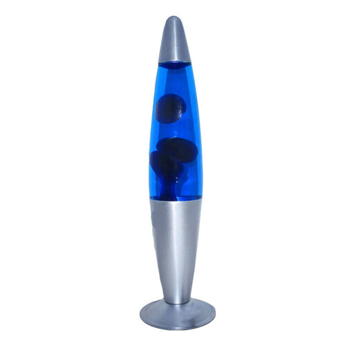 (Blue Lava in Blue Liquid) DWD Lava Peace Rocket Motion Lamp