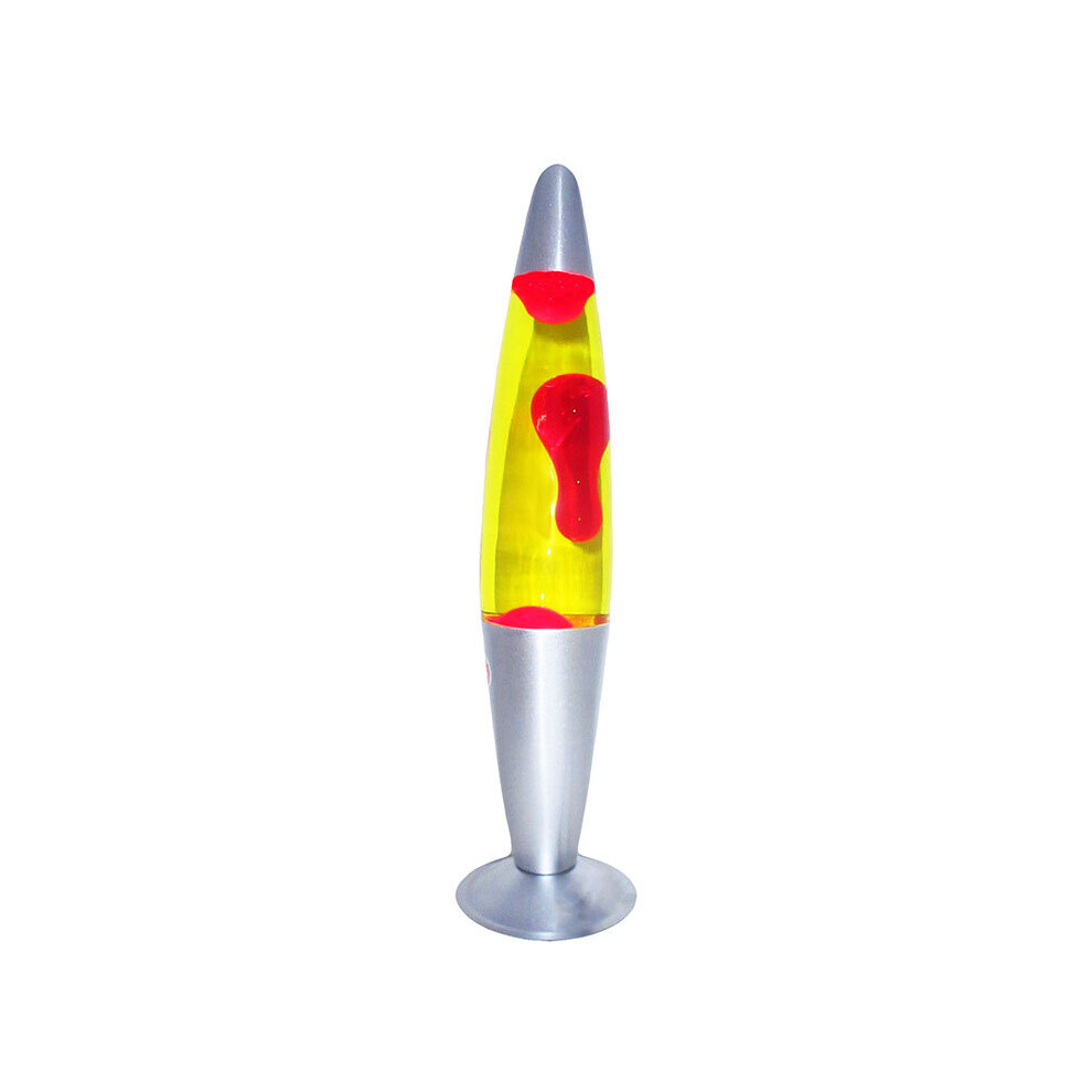 (Red Lava in Yellow Liquid) DWD Lava Peace Rocket Motion Lamp