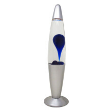 (Blue Lava in Clear Liquid) DWD Lava Peace Rocket Motion Lamp