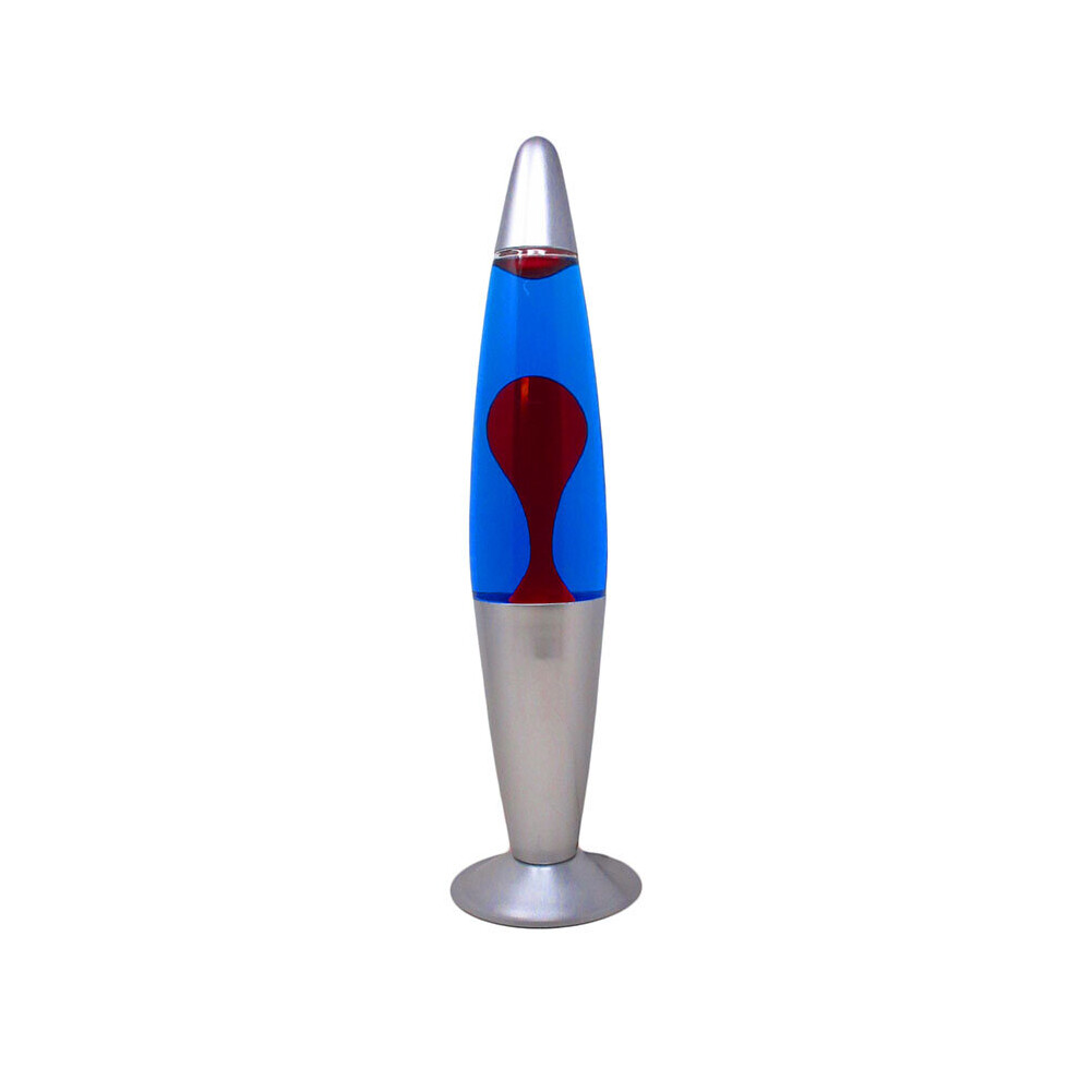 (Red Lava in Blue Liquid) DWD Lava Peace Rocket Motion Lamp