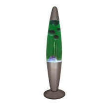 (Blue Lava in Green Liquid) DWD Lava Peace Rocket Motion Lamp