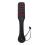 BDSM Paddle with Reverse Text - Slut - Black and Red Faux Leather 1