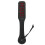 BDSM Paddle with Reverse Text - Ouch! - Black and Red Faux Leather 1