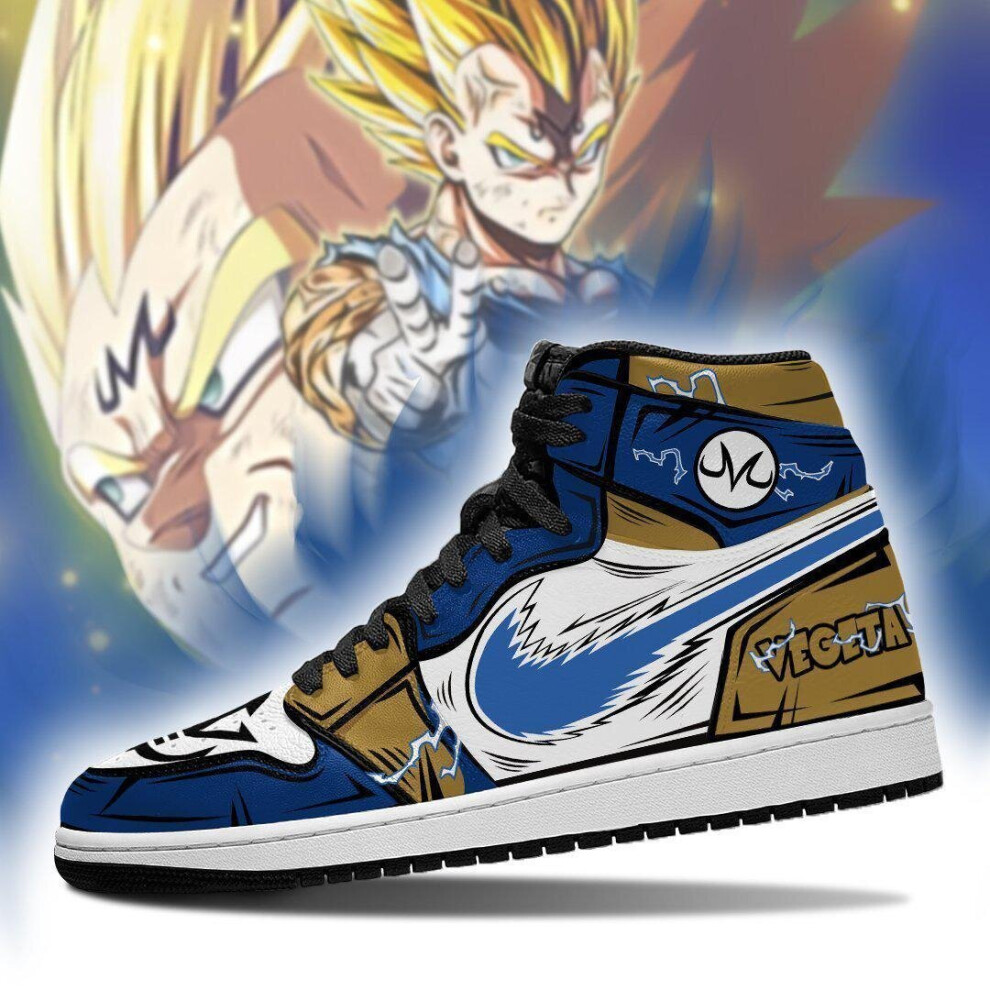 (12 (Adults')) Vegeta Shoes Boots Dragon Ball Z Anime Sneakers