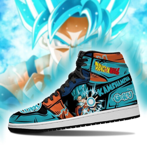 (11 (Adults')) Goku Blue Running Sneakers Dragon Ball Anime Shoes