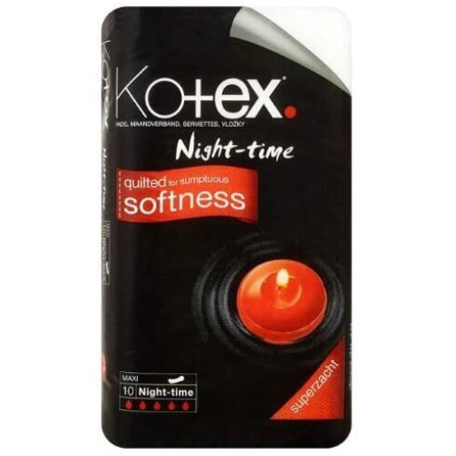THREE PACKS of Kotex Maxi Night Time Pads