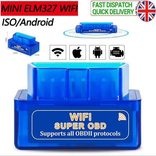SUPER WiFi OBD2 ELM327 V1.5 Car Scanner Android iOS IPhone