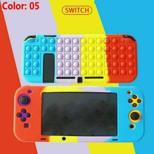 (05) Silicone Case for Nintendo Switch With Pop it Fidget Toy 1