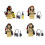 4-Pack Ghostbusters Mini Figures Set - Building Blocks Compatible, 4.5cm ABS Plastic 1