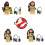 4-Pack Ghostbusters Mini Figures Set - Building Blocks Compatible, 4.5cm ABS Plastic 3