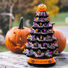 30cm Halloween Tree Pumpkin LED Plastics Light Decor
