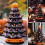 30cm Halloween Tree Pumpkin LED Plastics Light Decor 3