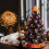 30cm Halloween Tree Pumpkin LED Plastics Light Decor 4