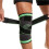 (Green-Item, M) Elastic 3D Pressurised Knee Brace Compression Support Knee Sleeve 5
