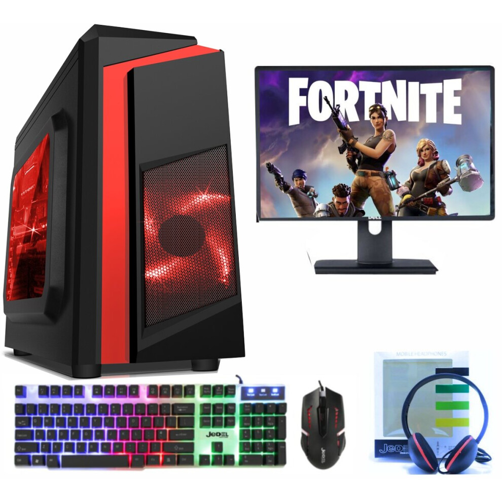 (Intel i7 2nd Gen, 4GB NVIDIA GTX 1050Ti) ULTRA FAST i3 i5 i7 Desktop Gaming PC 1TB 16GB RAM GTX 1660 19" LED-image-OPC-P88QS9Z-REFURBISHED