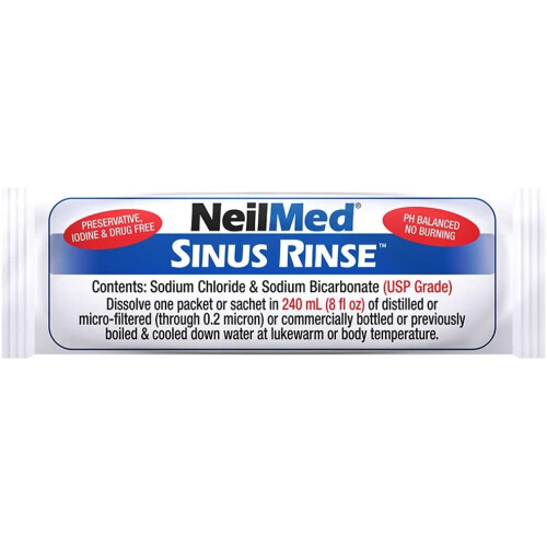 Neilmed Sinus Rinse Kit Sachet 120S, 500 ml 2