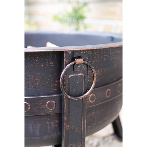 La Hacienda La Hacienda Brava Firepit, Bronze Effect 2