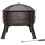 La Hacienda La Hacienda Brava Firepit, Bronze Effect 6