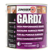 Zinsser Gardz Alkaline Primer Porous Sealer Paint 2.5l