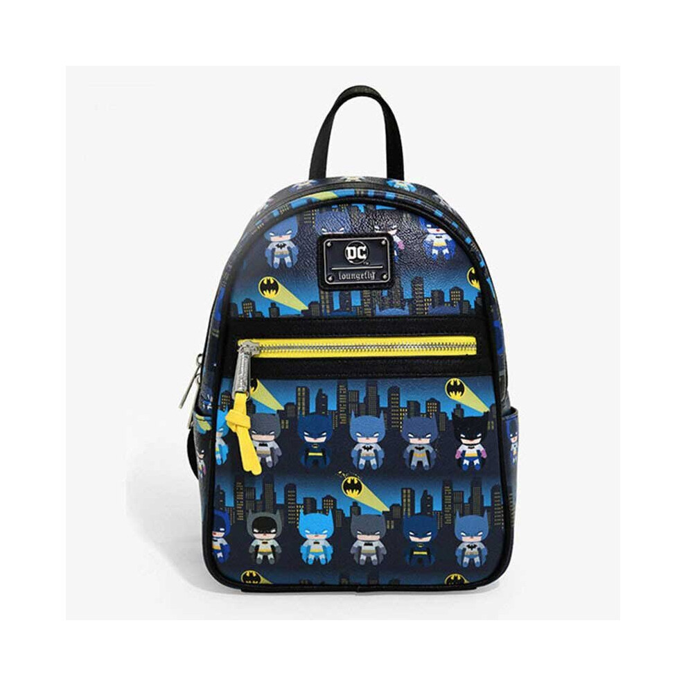 Photos - Backpack  Marvel Deadpool Avenger Alliance Batman Captain America  Shoulders Bag Multicoloured(Cartoon Batman Style)
