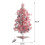 Artificial Pink Christmas Tree with LED Lights Decoration, Best 6