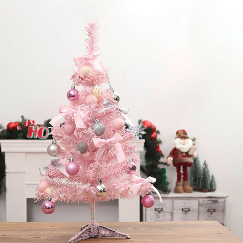 Artificial Pink Christmas Tree with LED Lights Decoration, Best 1